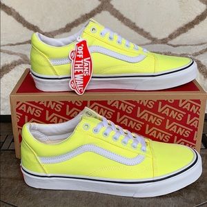 VANS OLD SKOOL  NEON LEMON TONIC/TRUE WHITE WMNS